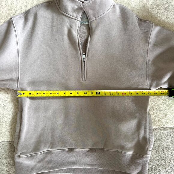 Abercrombie and Fitch Half Zip Sweatshirt - Small - Picture 10 of 12